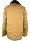 Corduroy Collar Diamond Quilted Jacket Brown - BURBERRY - BALAAN 4