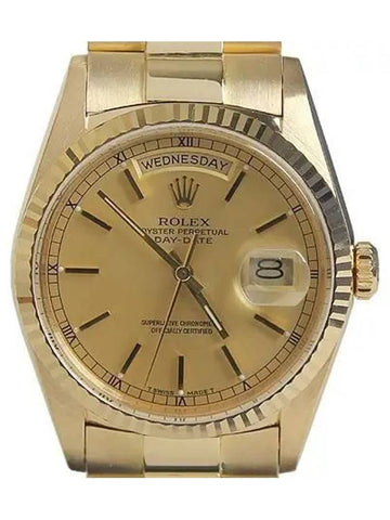 Rolex 18238 18K Gold Day Date 36 Men s Watch - ROLEX - BALAAN 1