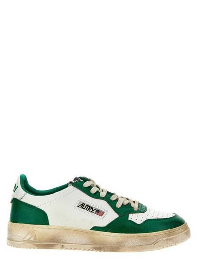 Super Vintage Low Top Sneakers Green - AUTRY - BALAAN 2