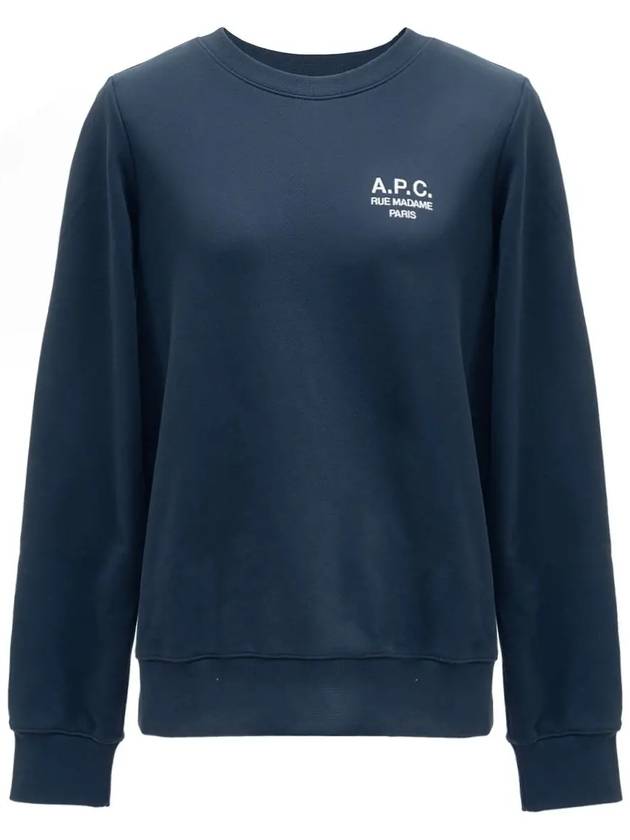 Skye Logo Sweatshirt Dark Navy - A.P.C. - BALAAN 3