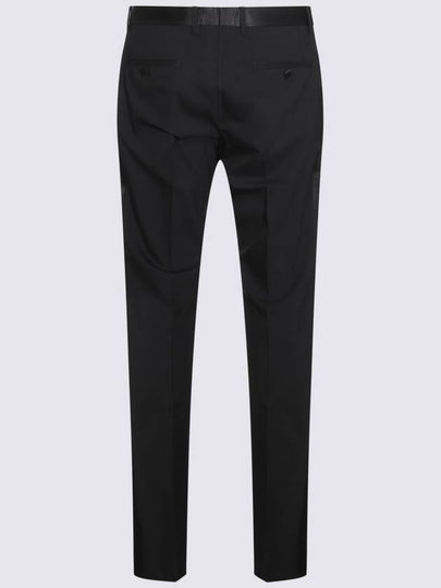 Dolce & Gabbana Black Wool Pants - DOLCE&GABBANA - BALAAN 2