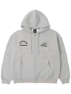 Men's Ghost Print Hoodie Grey - STOCKHOLM SYNDROME - BALAAN 3