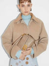 reversible crop wool jacket beige blouson FJ7558 A5HD - FENDI - BALAAN 1