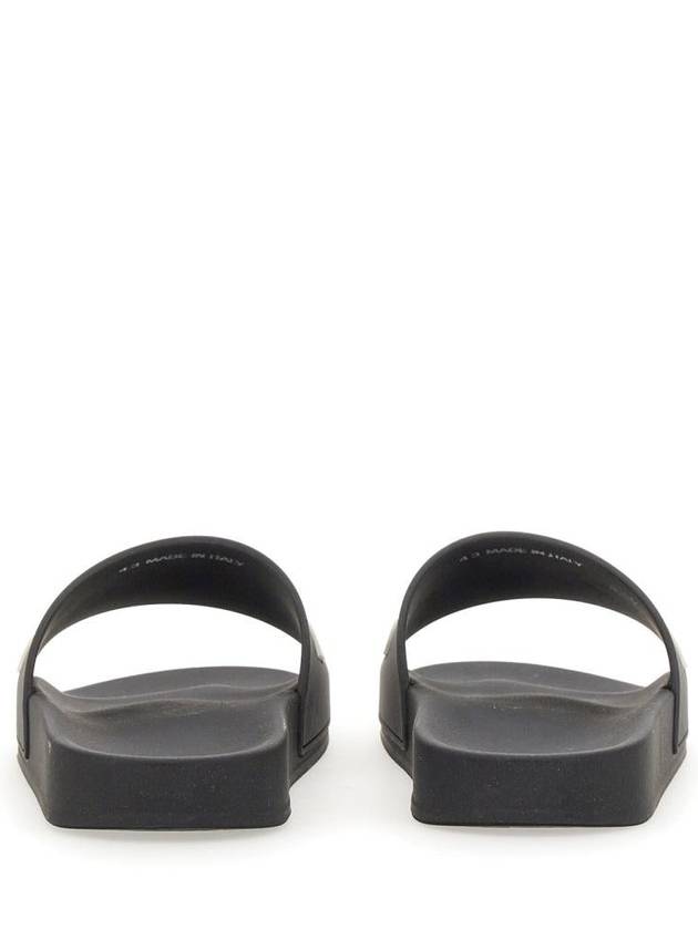 Men's Logo Rubber Slippers Black - DSQUARED2 - BALAAN 5