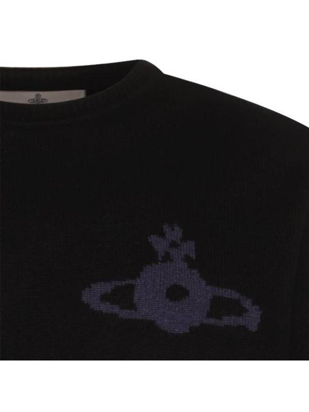 Alex Big Logo Knit Top Black - VIVIENNE WESTWOOD - BALAAN 4