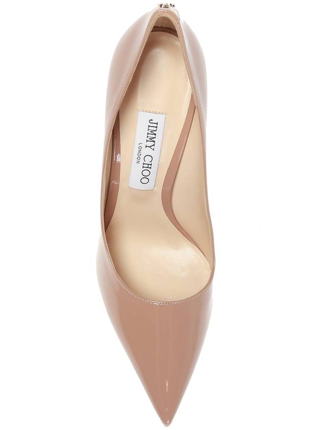 Jimmy Choo ‘Love’ Stiletto Pumps With Logo, Women's, Pink - JIMMY CHOO - BALAAN 5