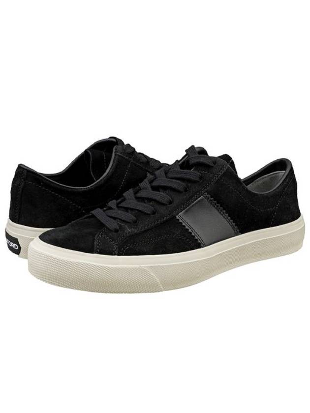 Cambridge sneakers suede black - TOM FORD - BALAAN 7