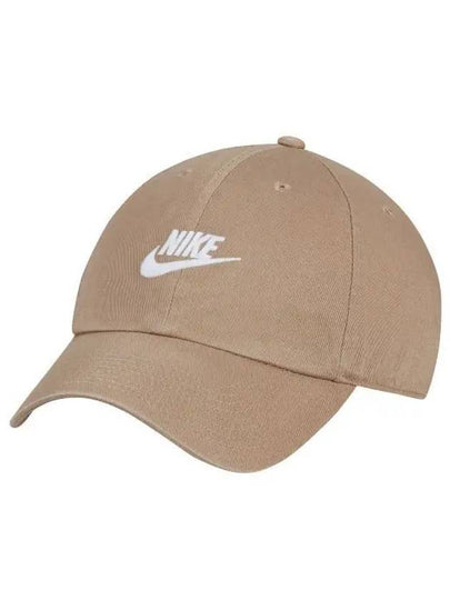 Club Unstructured Futura Washed Ball Cap Khaki - NIKE - BALAAN 2