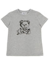 Kids short sleeved t shirt HRM03T LBA33 60926 Adults can wear - MOSCHINO - BALAAN 1