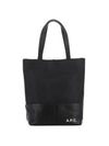 Camden Logo Tote Bag Black - A.P.C. - BALAAN.