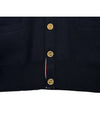 Milano Stitch 4 Bar Cardigan Navy - THOM BROWNE - BALAAN 6