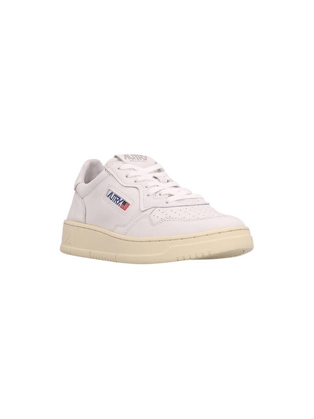 Medalist Goatskin Low Top Sneakers White - AUTRY - BALAAN 3