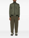 Compass Badge Pleated Windbreaker Khaki - STONE ISLAND - BALAAN 4