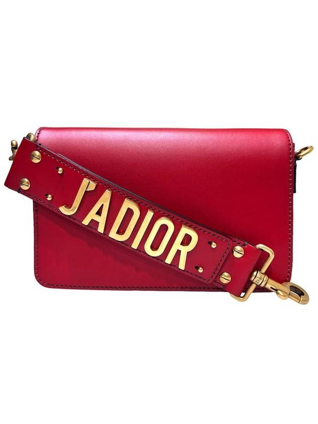 Women s M9001CVQV M40R Red Color Jar Flap Clutch Shoulder Bag - DIOR - BALAAN 1