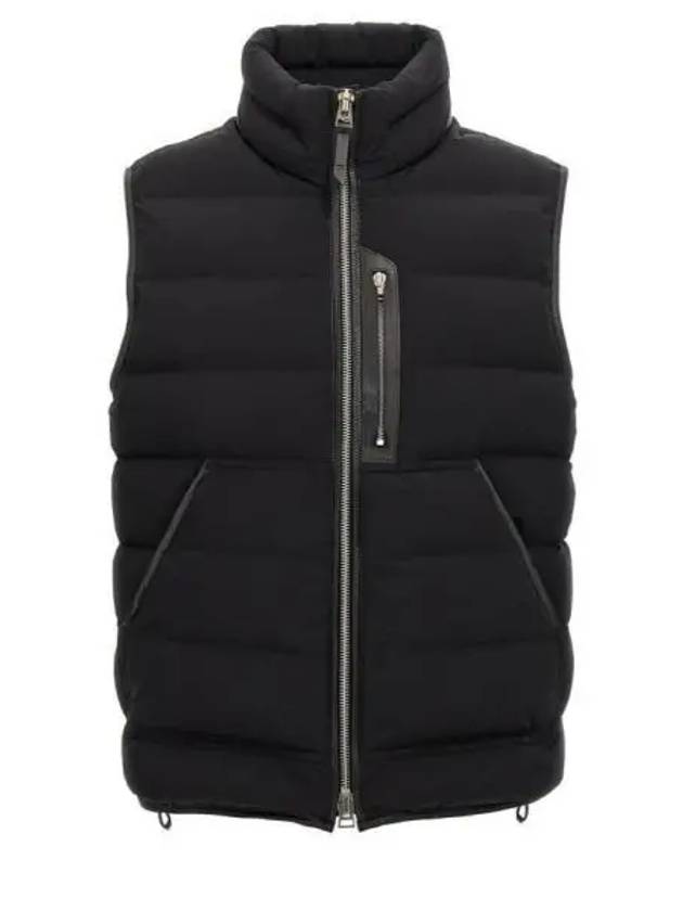 Goose Down Padded Vest Black - TOM FORD - BALAAN 2