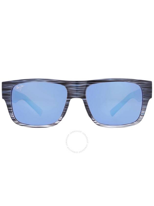 Maui Jim Keahi Blue Hawaii Rectangular Men's Sunglasses B873-03 56 - MAUI JIM - BALAAN 1