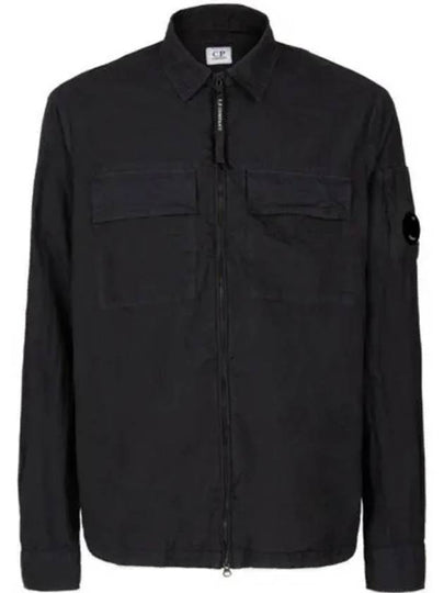 Taylon L Zip-Up Jacket Black - CP COMPANY - BALAAN 2