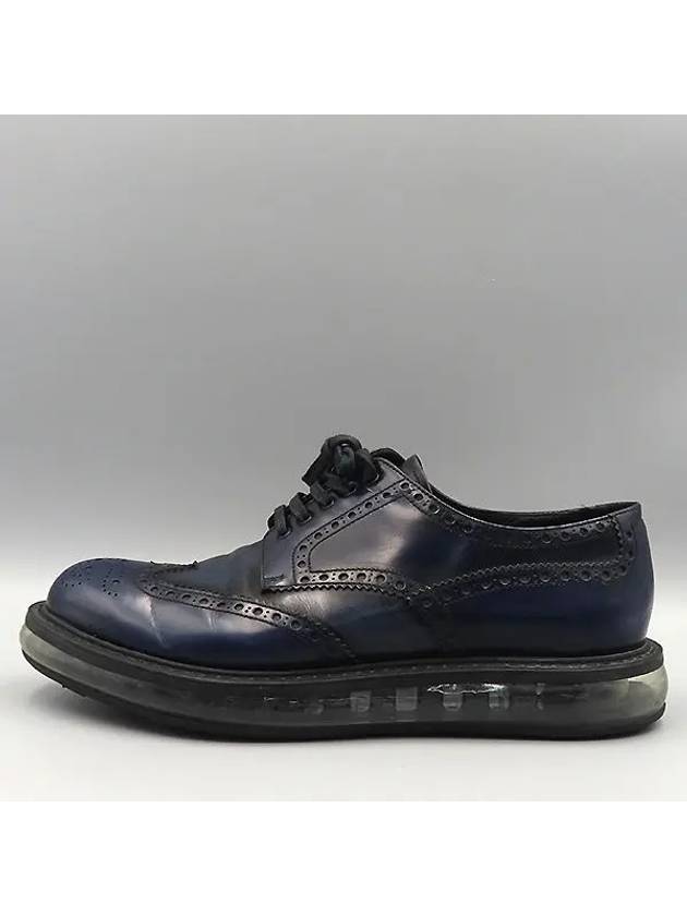 Smith Market Used Luxury Navy Loafers Men s Shoes - PRADA - BALAAN 3