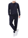 Logo Longsleeved Pyjama Set Navy - EMPORIO ARMANI - BALAAN 1