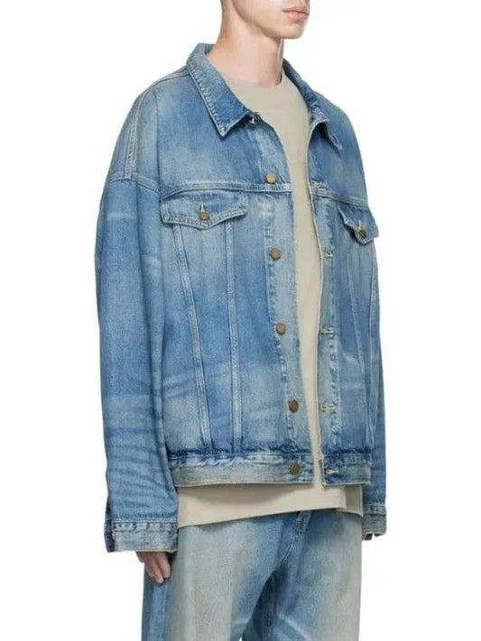 Essential TRUCKER NonStretch Button Closure Denim Jacket - FEAR OF GOD ESSENTIALS - BALAAN 2