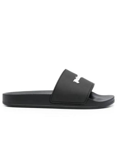 New Logo Full Slippers Black - PALM ANGELS - BALAAN 2