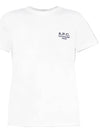 Denise Embroidered Short Sleeve T-shirt White - A.P.C. - BALAAN 3