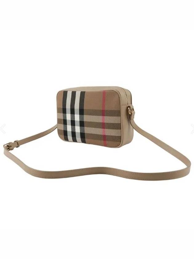 Check Camera Cross Bag Beige - BURBERRY - BALAAN 6