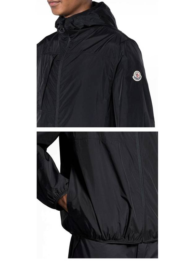 Haadrin Hooded Jacket Black - MONCLER - BALAAN 6