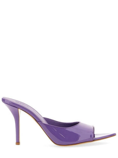 Penny 100mm leather mule purple - GIA BORGHINI - BALAAN 2