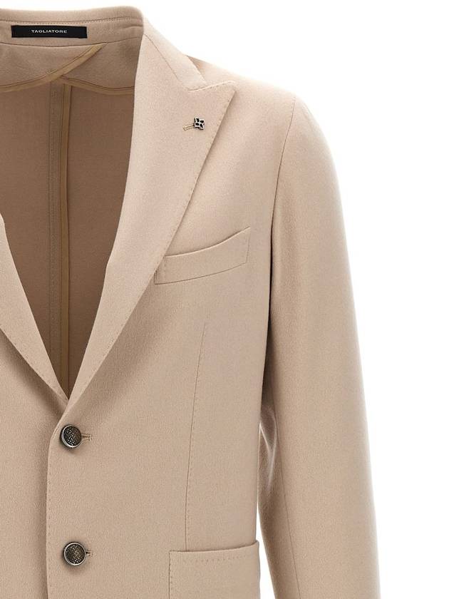 Tagliatore Single-Breasted Cashmere Blazer - TAGLIATORE - BALAAN 3