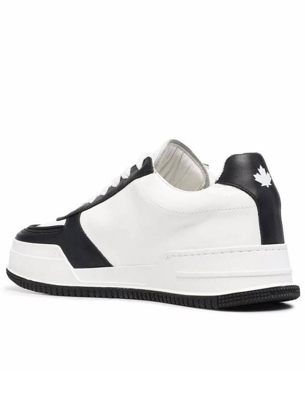 Canadian low-top sneakers white black - DSQUARED2 - BALAAN 3