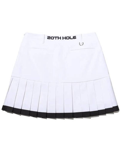 Hem point pleated skirt BLACK - 20THHOLE - BALAAN 2