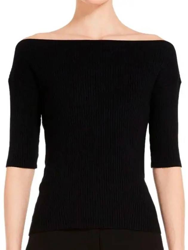 Soraia Knit Top Black - MAX MARA - BALAAN 2