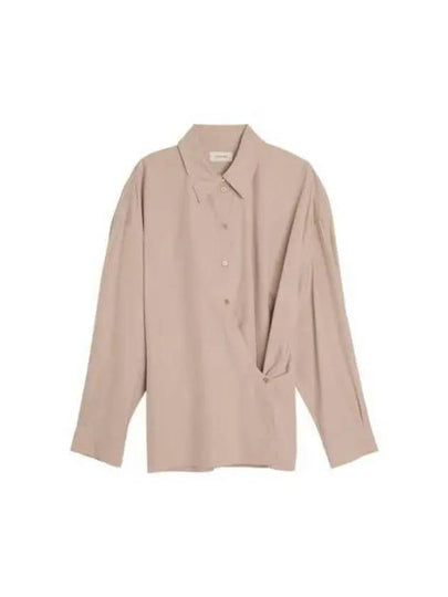 Straight Collar Twisted Shirt Violet Ice - LEMAIRE - BALAAN 2