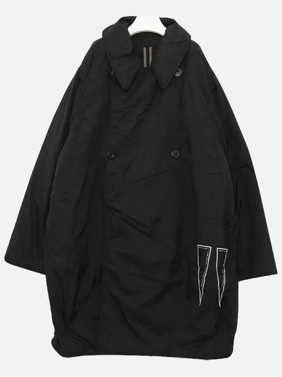 Cappotto Imbottito Double Coat Black - RICK OWENS - BALAAN 2