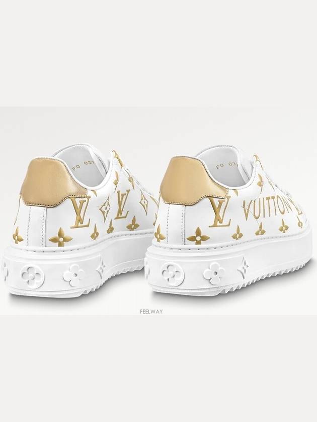 Time Out Low-Top Sneakers Gold - LOUIS VUITTON - BALAAN 6