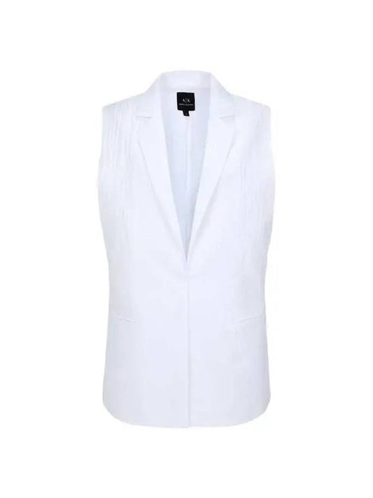 Women s No Cheat Open Wrinkle Vest White 270205 - ARMANI EXCHANGE - BALAAN 1