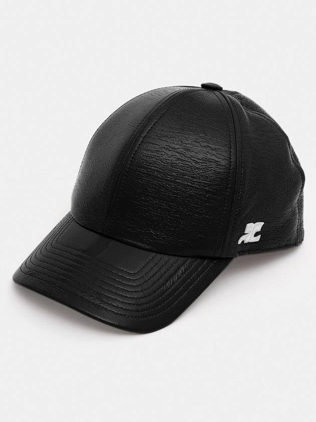 Signature Reedition Vinyl Ball Cap Black - COURREGES - BALAAN 3