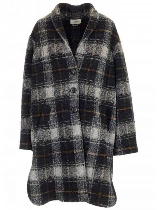 22FW Gabriel Check Wool Coat MA1297 22A012E 02AN Other 270543 - ISABEL MARANT - BALAAN 1