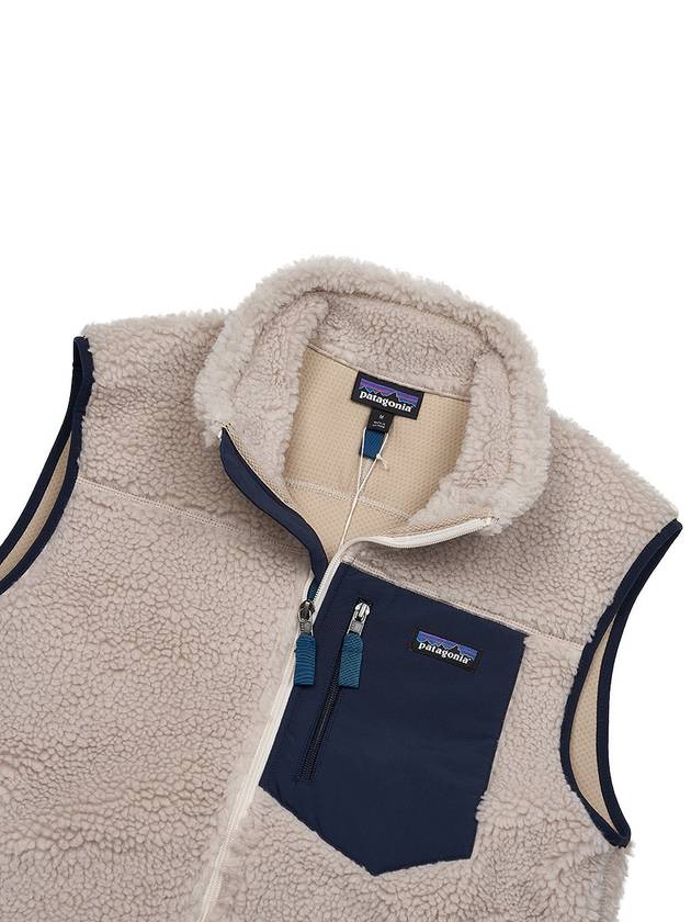 Classic Retro-X Fleece Vest Natural - PATAGONIA - BALAAN 8