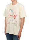 Men s Short Sleeve T Shirt REUNION NATURAL M - WILD DONKEY - BALAAN 2