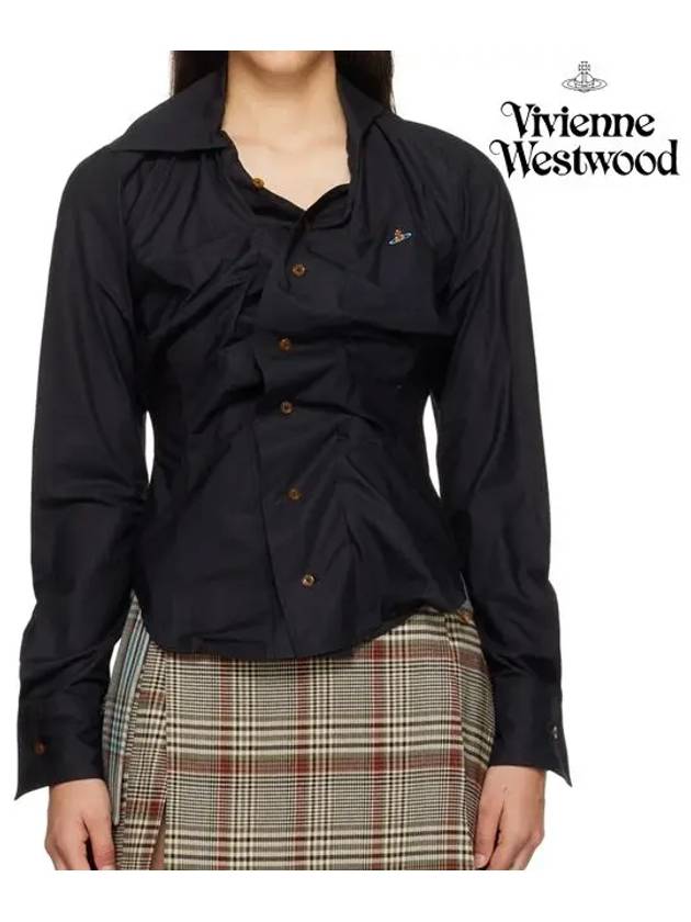 Drunken Logo Shirt Black - VIVIENNE WESTWOOD - BALAAN 5