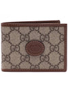 Interlocking G Mini Half Wallet Beige - GUCCI - BALAAN 3