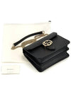 Interlocking GG Chain Small Cross Bag Black - GUCCI - BALAAN 7