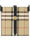 Vintage Check And Strap Phone Case Beige Black - BURBERRY - BALAAN 9