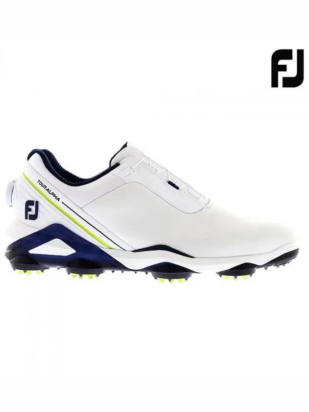 Tour Alpha TOUR ALPHA Boa Golf Shoes 55538 W White Navy Lime Order 10mm smaller - FOOTJOY - BALAAN 2