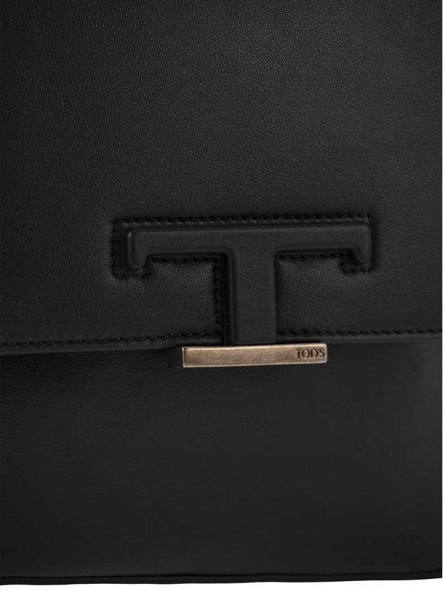 Timeless Leather Cross Bag Black - TOD'S - BALAAN 6