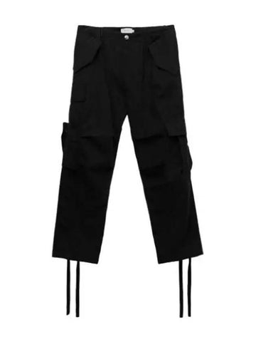 straight cargo pants black - RHUDE - BALAAN 1