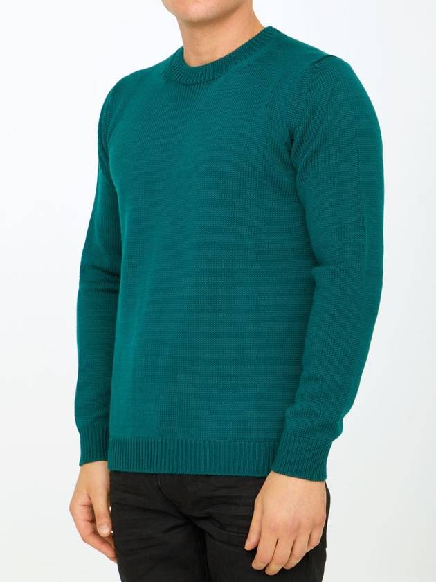 Green Merino Wool Sweater - ROBERTO COLLINA - BALAAN 2