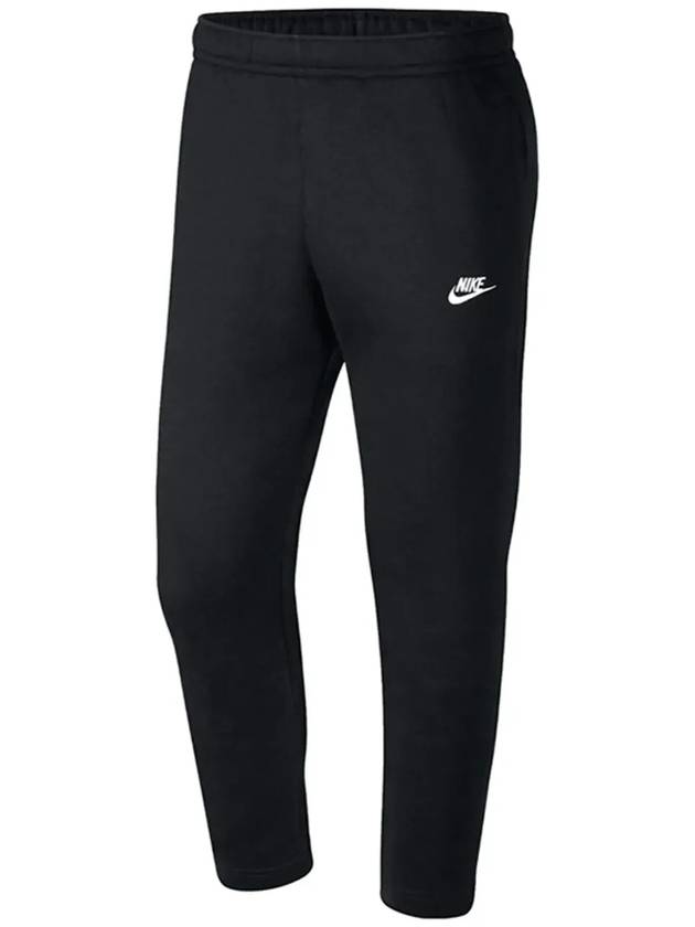 Men's Sportswear Club Fleece Track Pants Black - NIKE - BALAAN 5